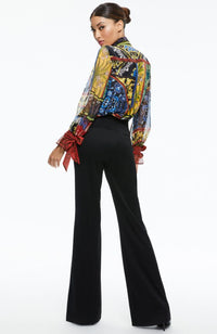 Lloyd Wrap Neck Top