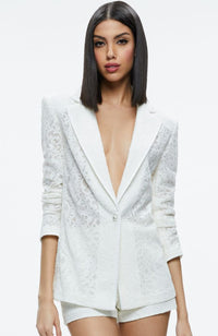 Judith Sheer Lace Blazer