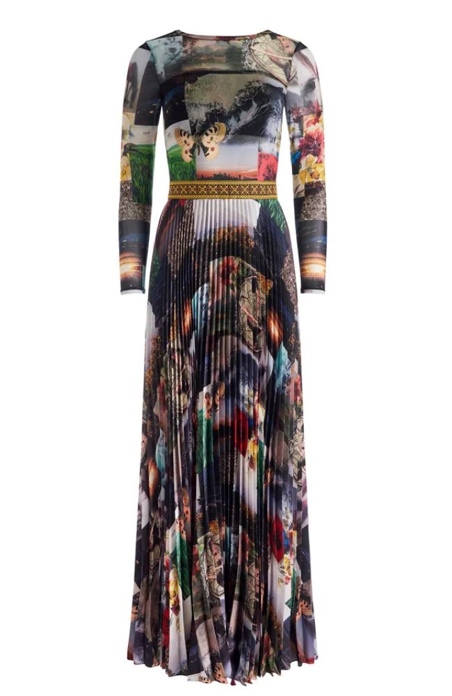 Ivey LS Sunburst Maxi Dress