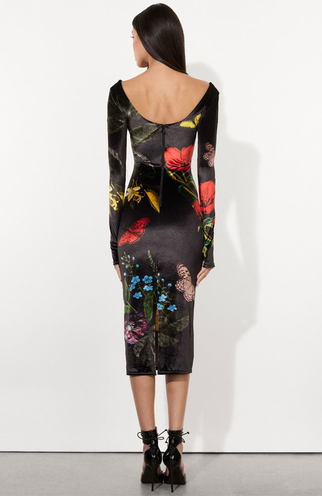 scoop neck bodycon midi dress Delora Scoop Neck Midi Dress – shoprodeodrive