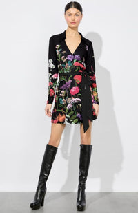 Millicent LS Flare Mini Dress