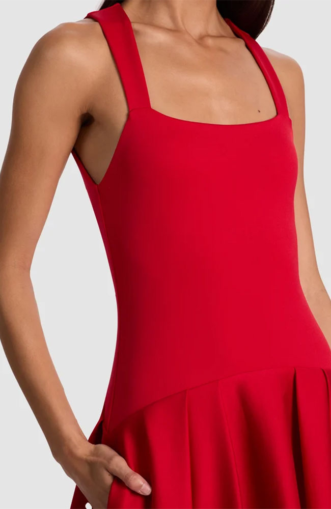 Adley Drop Waist Midi Dress