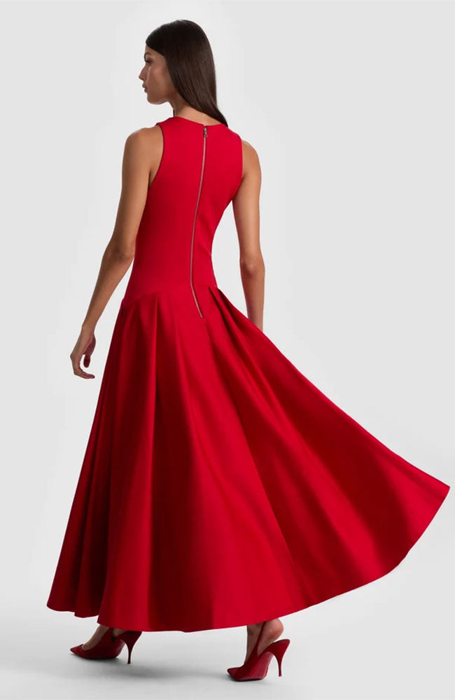 Adley Drop Waist Midi Dress shoprodeodrive Adley Drop Waist Midi Dress shoprodeodrive