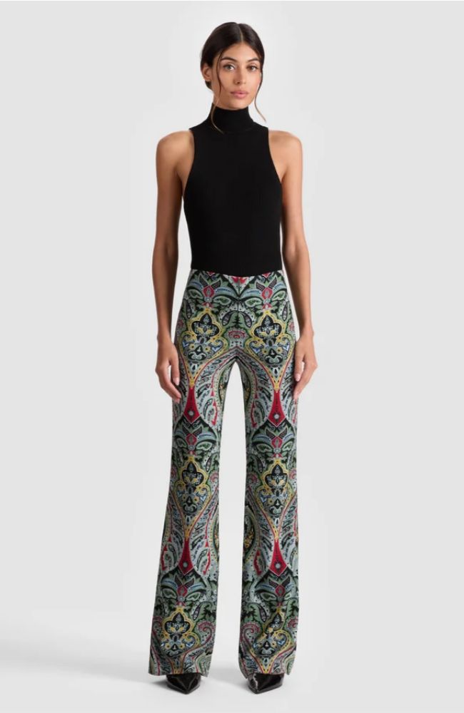Teeny Fit Flare Bootcut Pant Paisley Poem