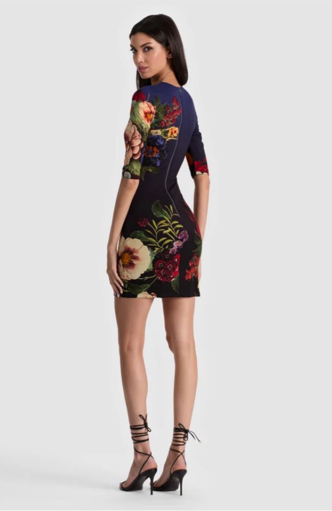 Delora Crew Neck Mini Dress