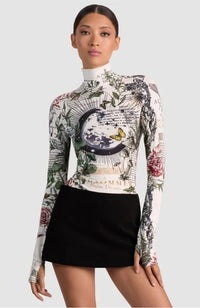 Delaina LS Turtleneck Top