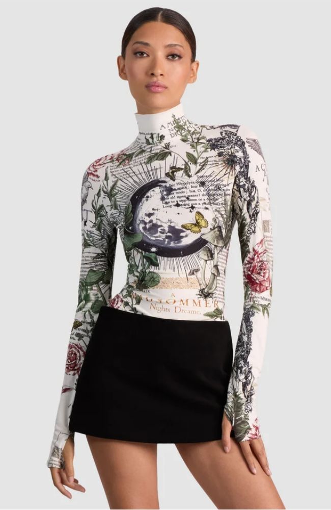 Delaina LS Turtleneck Top