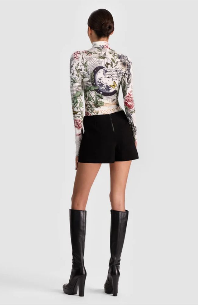 Delaina LS Turtleneck Top