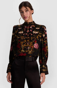 Marion Pleated Frront Blouse