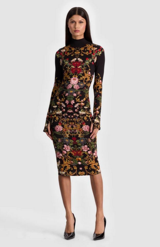 Delora Turtleneck Midi Dress