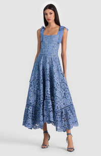 Rosalee Lace Bustier Maxi Dress