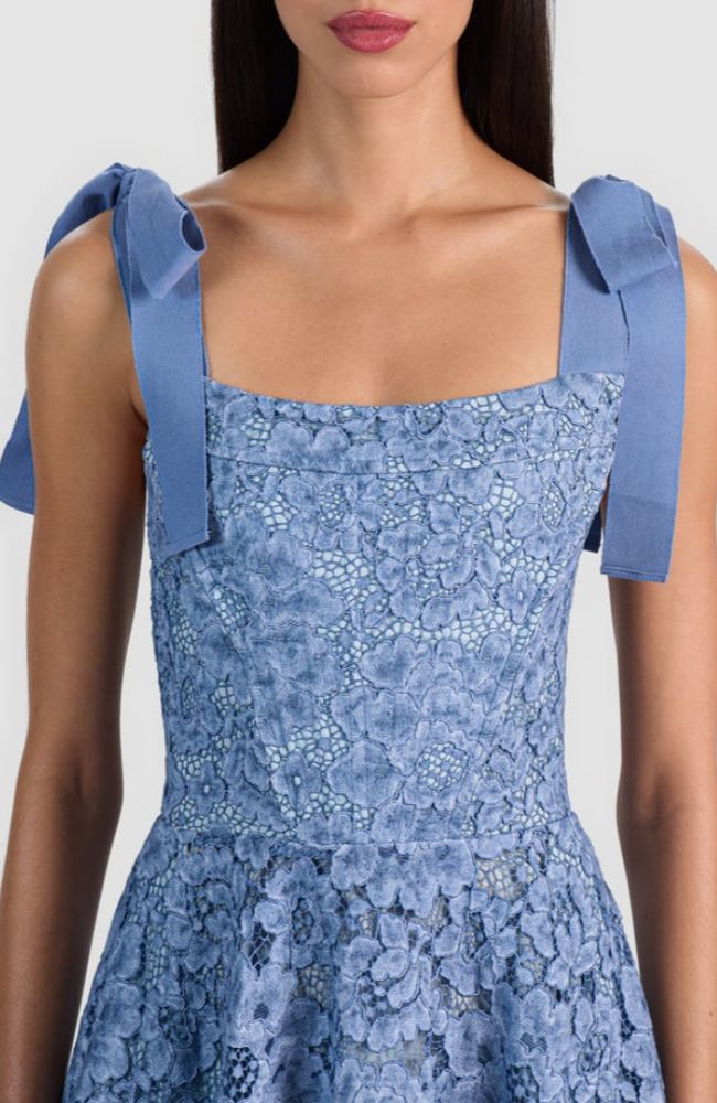 Rosalee Lace Bustier Maxi Dress