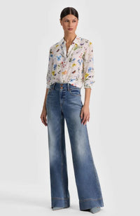 Willa Plkt Top in Off White