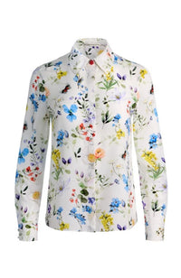 Willa Plkt Top in Off White
