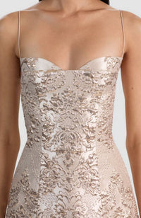 Hallie Lantern Mini Dress