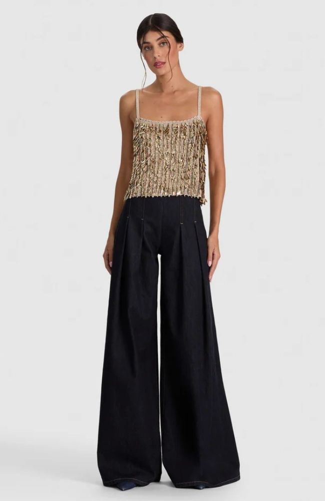 Nicolette Allover Sequin Tank