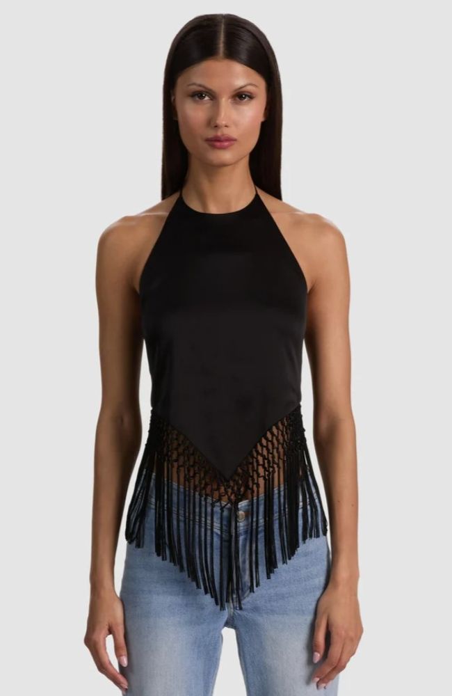 Greta Halter Handkerchief Top