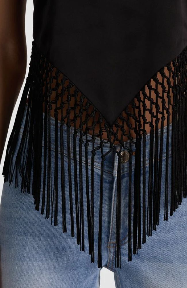 Greta Halter Handkerchief Top