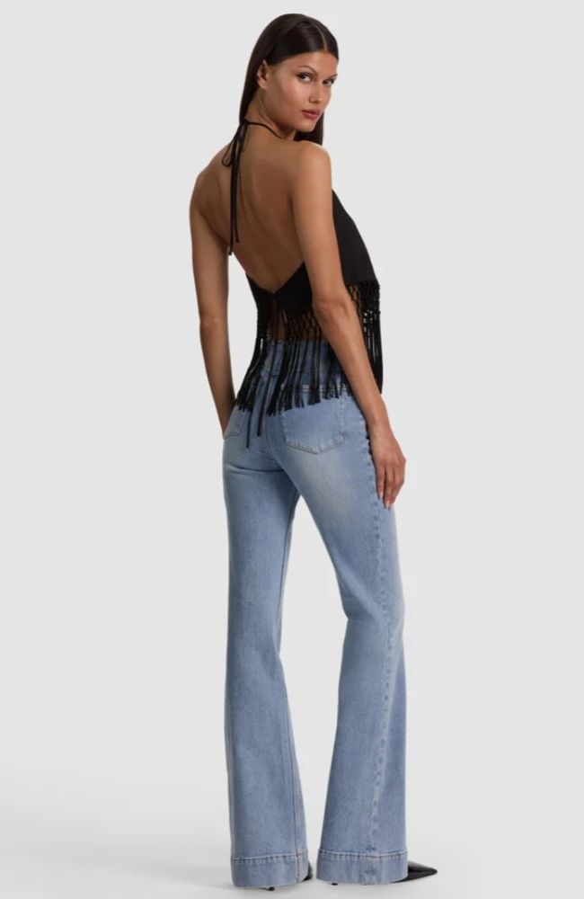 Greta Halter Handkerchief Top