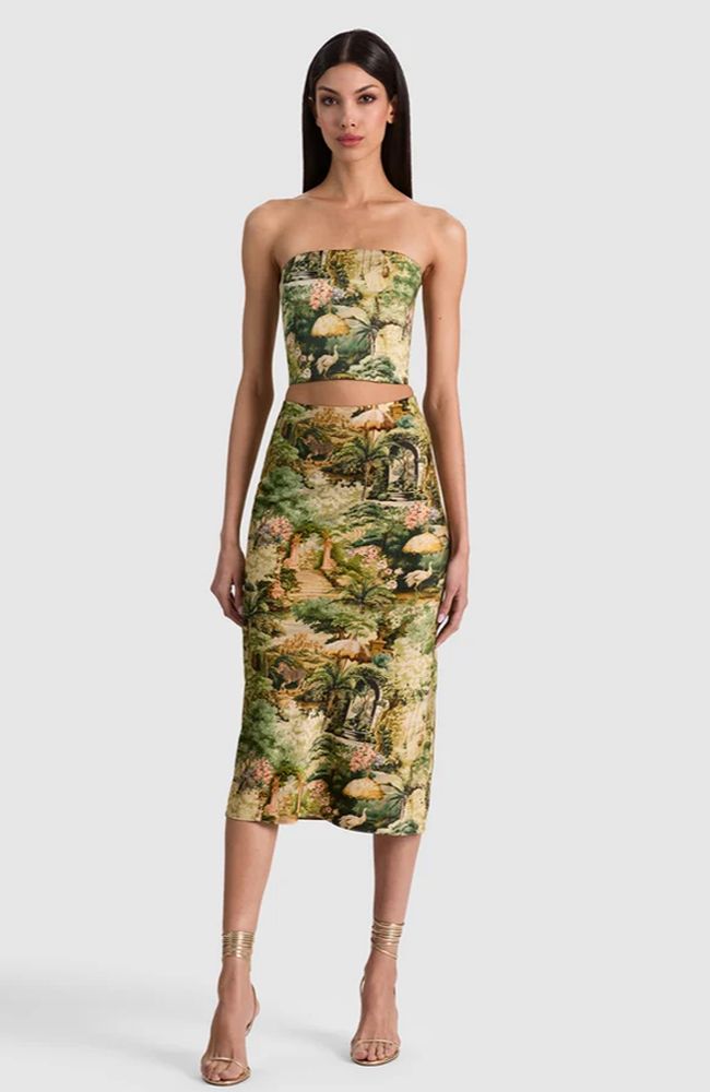 Maeve Slip Skirt with Slit