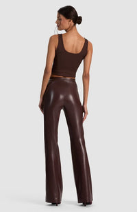 Ravyn Vegan Leather Bootcut Pant