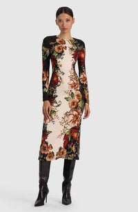 Delora Longsleeve Midi Dress