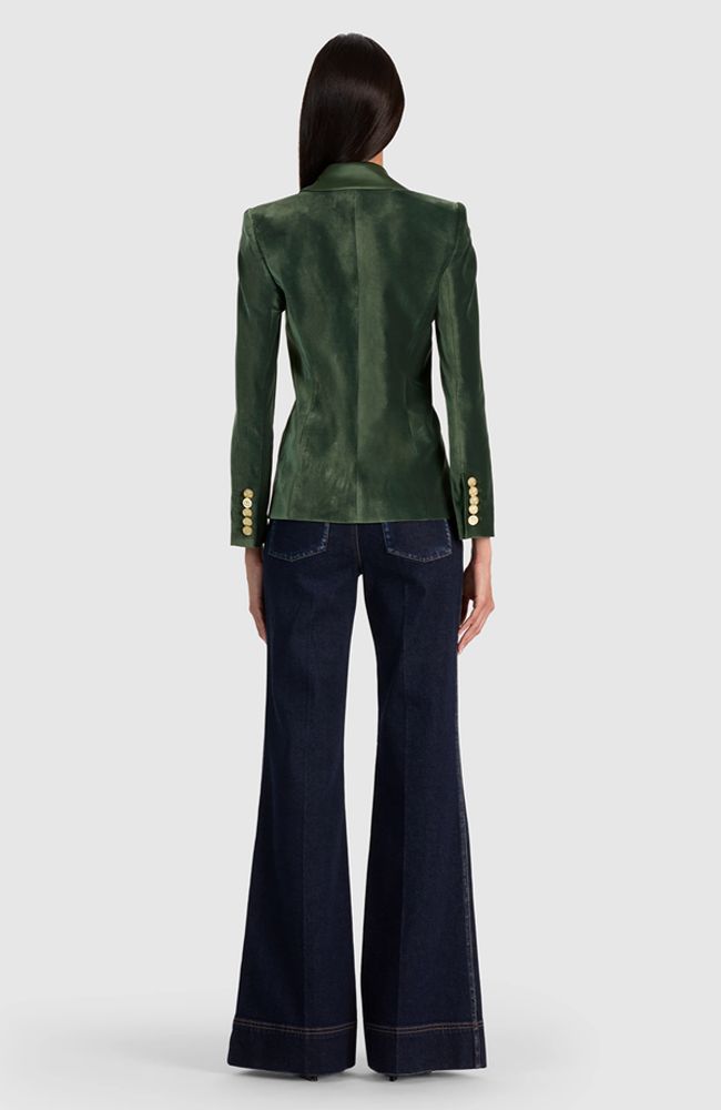 Sable Fitted Crossover Blazer