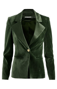 Sable Fitted Crossover Blazer