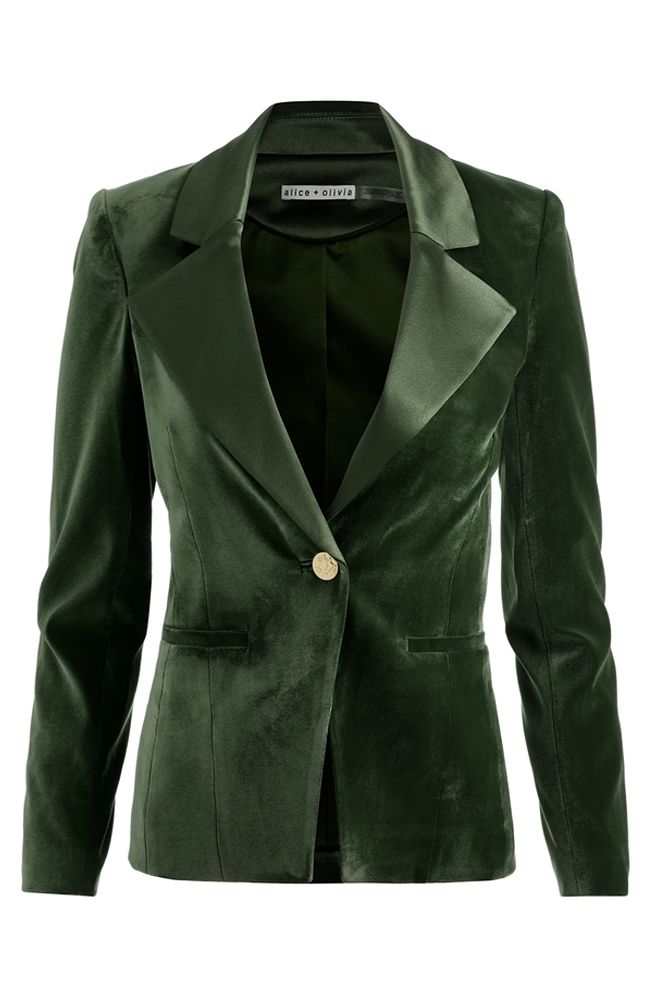 Sable Fitted Crossover Blazer