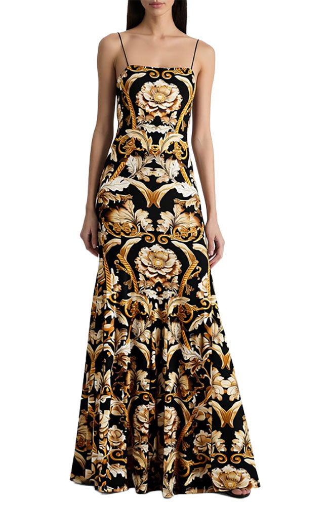 Augusta Spaghetti Strap Maxi Dress