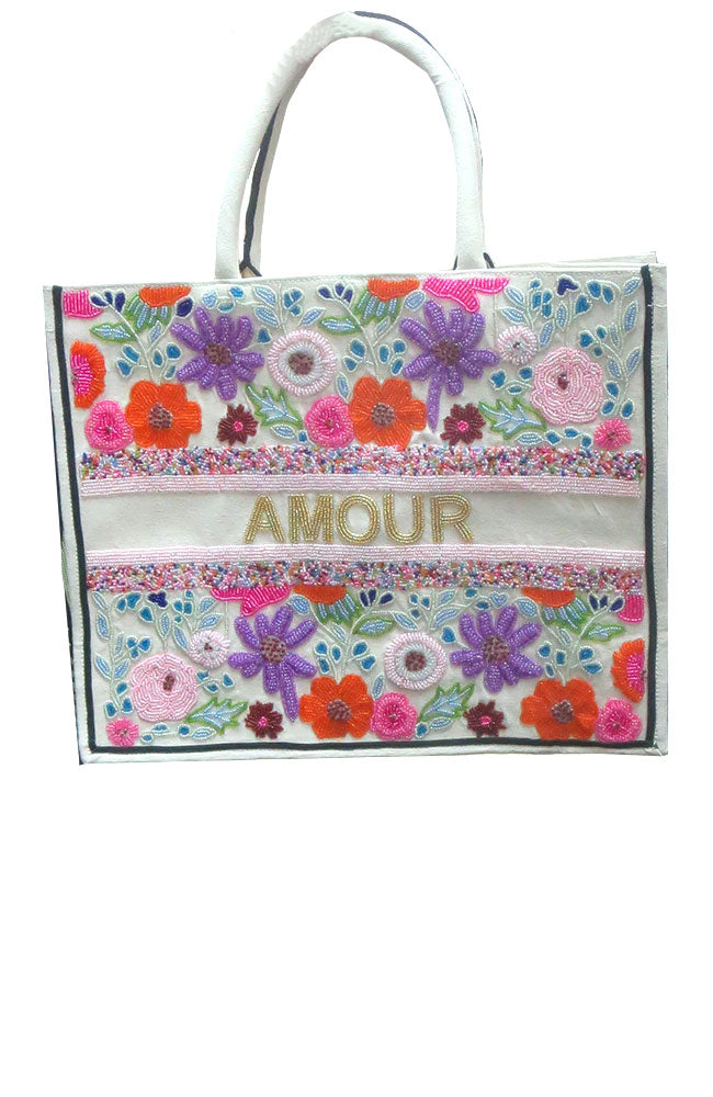 Amour Beaded Tote