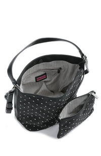 Celine Shoulder Bag Black Suede Studded