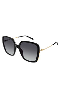 Chloe Sunglasses Black Squared Frame