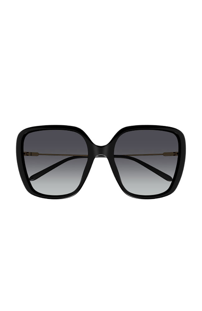 Chloe Sunglasses Black Squared Frame
