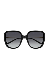 Chloe Sunglasses Black Squared Frame