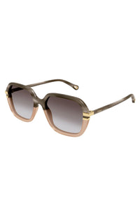 Chloe Sunglass Grey Vintage Rectangular