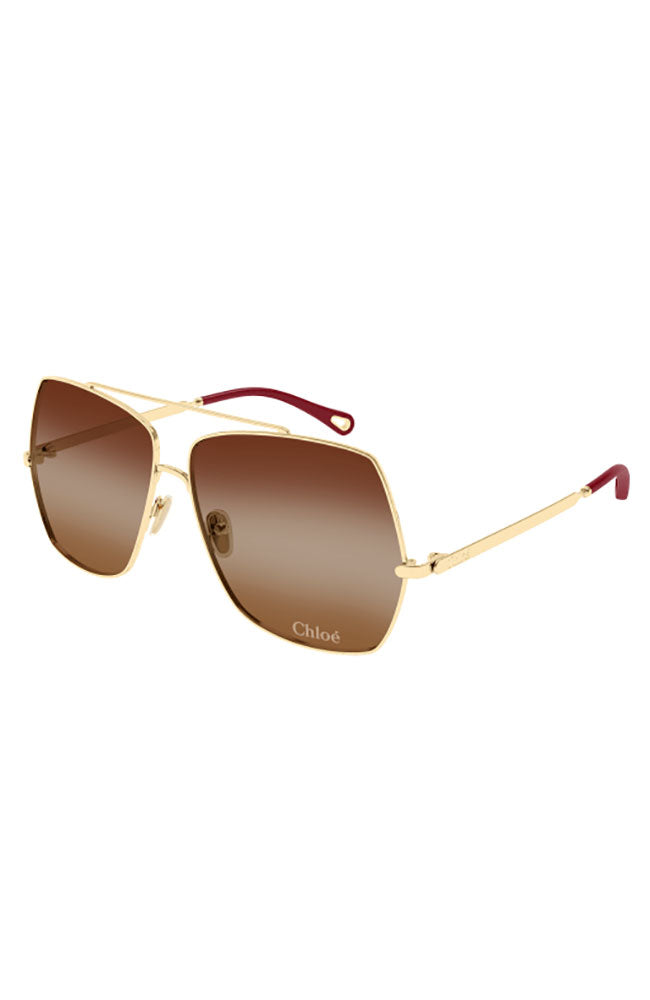 Chloe Gold Aviators