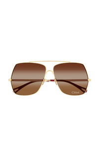 Chloe Gold Aviators