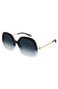 Chloe Sunglass Gold Combi