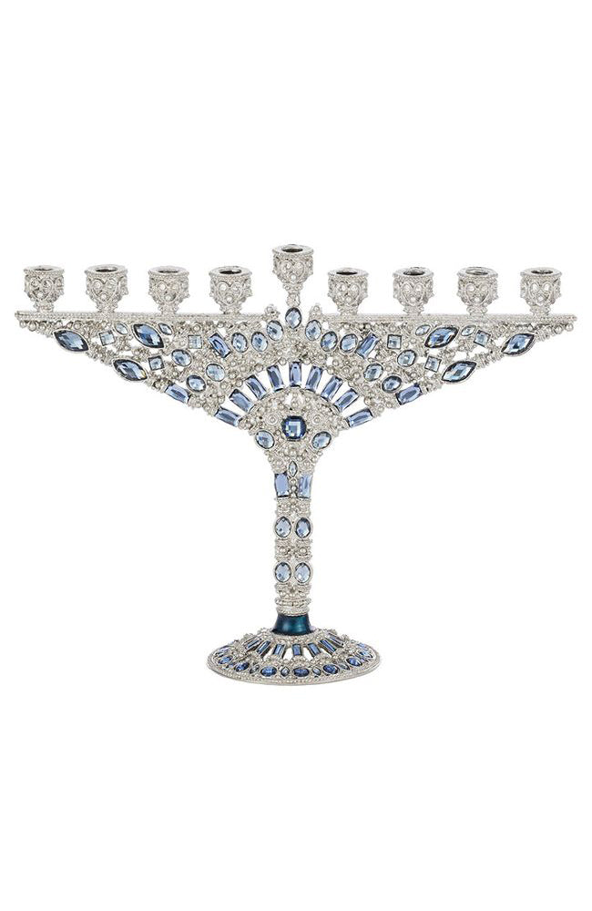 Silver Devora Menorah