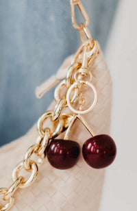 Cherry Bag Charm