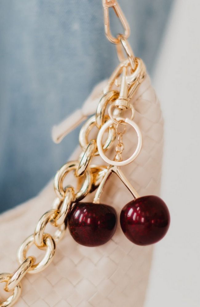 Cherry Bag Charm