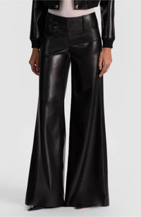 Olivia Vegan Leather Flare Pant