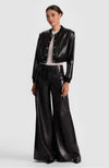 Olivia Vegan Leather Flare Pant