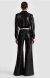 Olivia Vegan Leather Flare Pant
