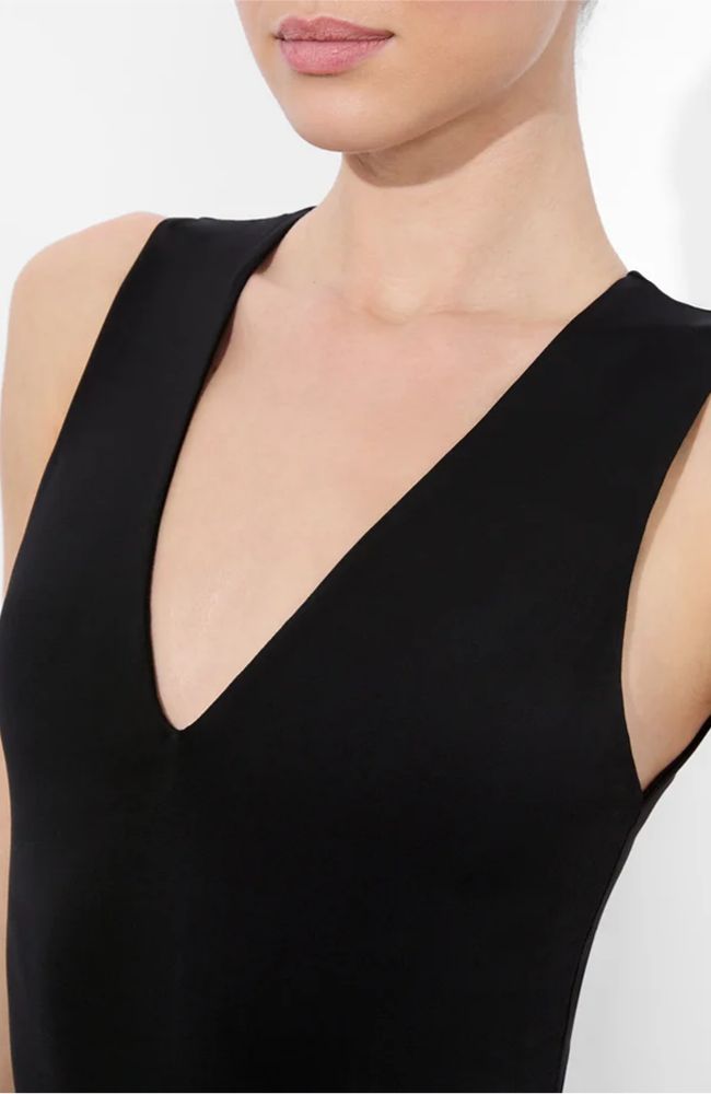 Olea Bodysuit V Neck Sleeveless