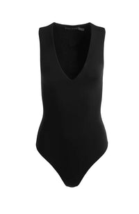 Olea Bodysuit V Neck Sleeveless