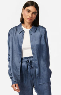 Crosby Blouse in Raw Denim