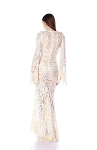 BB26S-146-CRM Crochet Mia Dress