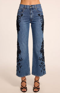 Cropped Beaded Lea Jean